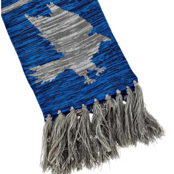 💐Harry Potter Ravenclaw Spellout Acrylic Scarf & Tumbler Set Blue/Grey - Picture 3 of 7